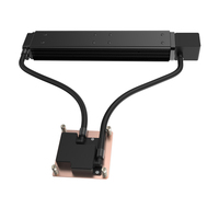 Refroidisseur de processeur liquide COOLLEO, radiateur d'ordinateur, système de refroidissement par eau pour boîtier d'ordinateur, TDP 350W