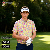 Kaos Polo Golf Lengan Pendek Pria Desain Khusus Cepat Kering Perlindungan UV Poliester Spandex OEM ODM Langsung dari Pabrik