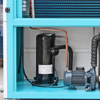 Refroidisseur à vis industriel refroidi à l'eau 10HP 100RT Refroidissement automatique à air avec tension 220V/380V et garantie d'un an