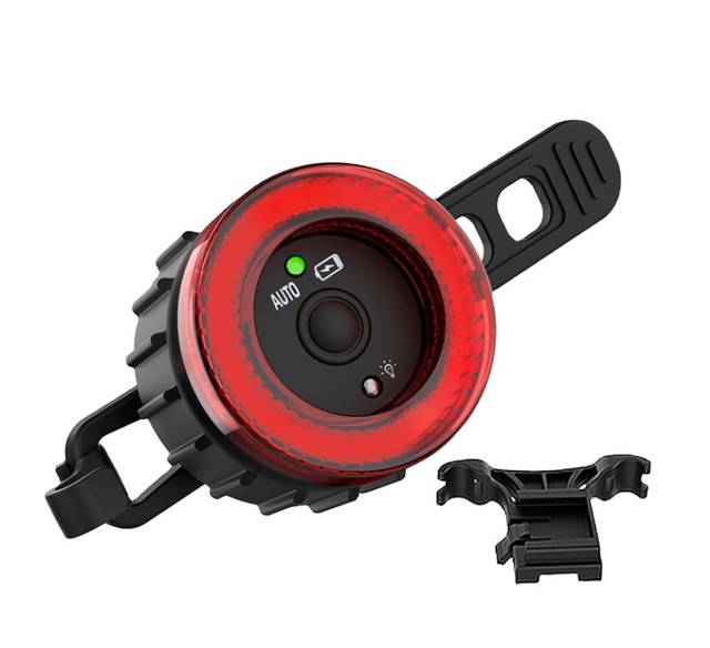 New Bicycle Smart Auto Brake Sensing Light Waterproof LED Charging Cycling Taillight Bike Rear Light Warn Bicycle Taillight
