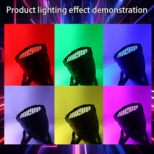 Venta Directa de Fábrica: 60 Luces LED RGB Par, Luz Blanca Neutra IP65, Iluminación para Escenarios, Resistente al Agua, para Conciertos, Discotecas, Fiestas, Clubes Nocturnos - Product Image 2