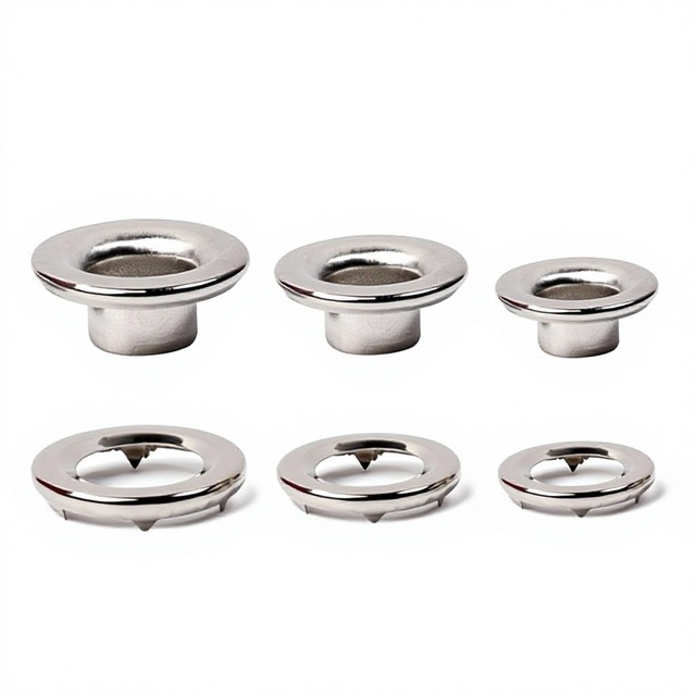 Automotive Stainless Steel Grommet Buckles Truck Canvas Belt Claws Eyelet Waterproof Cloth Tarpaulin Plating Thickened Hollow
