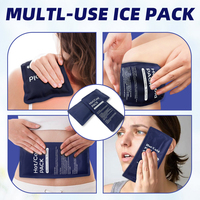 Compresse de gel chaud/froid ODM de haute qualité, réutilisable, pour thérapie par le froid et le chaud, enveloppement en gel pour soutenir la récupération des blessures
