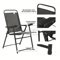 Chaise pliante moderne pour le plein air, idéale pour le camping, plus légère et pratique, chaise de plage facile à transporter
