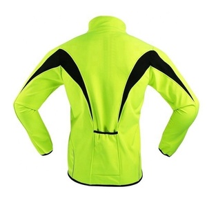 <b>Men</b> Custom Design Reflective <b>Cycling</b> <b>Jacket</b> Breathable Long Sleeve Bicycle Jersey Wind Coat Vest Outdoor Sportswear - Product Image 2