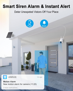 <span class=keywords><strong>ANRAN</strong></span> Meilleure vente 2K Solaire alimenté 3MP Projecteur Vision Nocturne Infrarouge Extérieur PTZ Wifi Solaire CCTV Caméra - Product Image 3