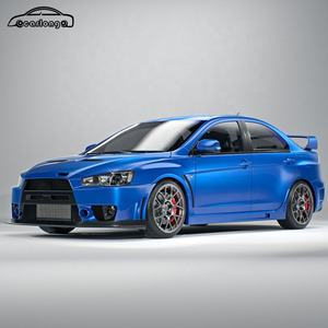 Paraurti per Mitsubishi Lancer 2009-2015 Upgrade Stile FQ Paraurti Anteriore Paraurti Posteriore Minigonne Laterali e Altri Accessori Esterni per Auto - Product Image 3