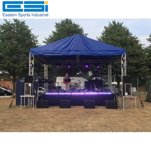 Fabricante directo de aluminio ultraligero portátil DJ mesa de alta calidad montar plegable móvil DJ Truss Booth - Product Image 1