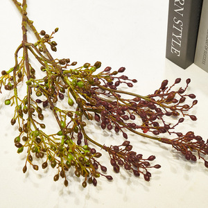 Ramo de flores de simulación, decoración pastoral europea de cadera rosa, accesorios de arreglo de flores de frutas de simulación - Product Image 3