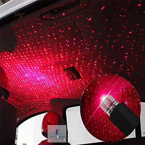 Lámpara de luz LED con control de música y voz para Interior del coche, proyector romántico, cielo estrellado, USB - Product Image 5