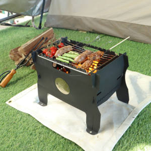 Parrilla Portátil para Exteriores, de <span class=keywords><strong>Gas</strong></span>/Carbón, Fácil de Montar, Moderna, de Acero Inoxidable, Plegable, para Barbacoa de Propano - Product Image 1