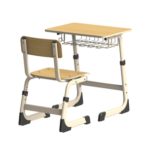 Ensembles scolaires en bois, pupitre et chaise pour élèves, mobilier de classe, tables et chaises d'étude individuelles - Product Image 5