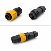 Connecteur circulaire étanche M19 à verrouillage par vis IP68, prise de montage sur panneau pour système d'alimentation hors réseau et applications électriques marines