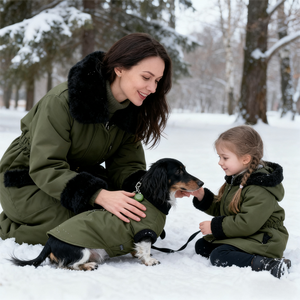 Luxury Winter All-Weather <strong>Dog</strong> Jacket Waterproof Puffer Pet <strong>Coat</strong> for Bassotto Wiener Dachshund Hamburg Teckel <strong>Sausage</strong> Polyester - Product Image 6