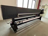 Impresora Eco Solvente de Formato Grande de 3.2m (10 pies), 4 Cabezales XP600, Impresora de Inyección de Tinta para Pancartas Flexibles y Pósters para Exteriores