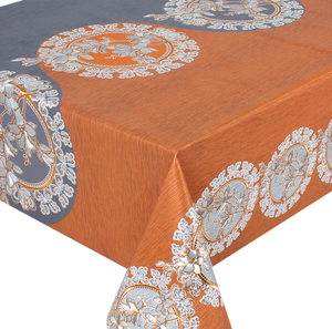 מפת שולחן PVC לשימוש ביתי, חתונות, מסיבות, הדפס פרחים יוקרתי, עמיד למים, לכיסוי שולחן משרדי - Product Image 4