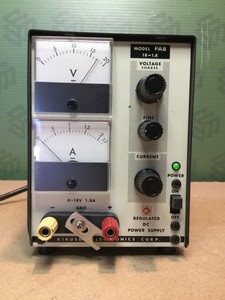 PLC Kikusui <strong>PAB</strong> 18-1.8 Regulated Power Supply 0-18V 1.8A Analog Tested Warranty Product - Product Image 1