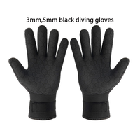 Sarung Tangan Selam & Surfing DIVESTAR 3mm 5mm Neoprene Anti Air Kamuflase Hitam Termal Anti Selip Fleksibel untuk Pria Wanita