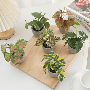 Parque al aire libre Fiesta Decoración Artificial Verde Plástico Bonsai Plantas Planta en maceta para jardín y paisajismo - Product Image 2