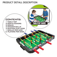 Table de football de table professionnelle de 43 cm avec tiges lisses et marqueur de score manuel pour le sport familial en intérieur