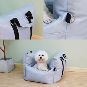Diseño de logotipo de tamaño personalizado fácil de limpiar desmontable gato perro cachorro pequeño mascota coche viaje portador asiento cama bolsa con asas - Product Image 6
