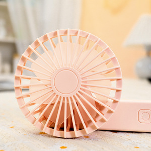 Portable Handheld <b>Mini</b> <b>Fan</b> Foldable Rechargeable <b>Usb</b> Charging 5V DC Motor Button Control Travel Pocket <b>Fan</b> - Product Image 2