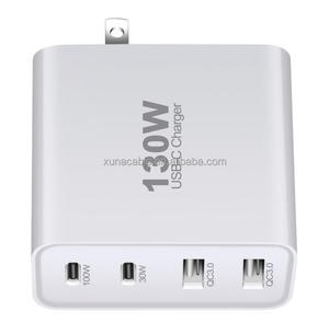 130W gan PD sạc 130W chuyển đổi pin PD sạc 130W kép PD + kép USB bốn cổng sạc trực tiếp - Product Image 4