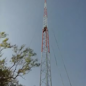Mạ kẽm guyed thông tin liên lạc tháp thép Viễn Thông mast 60M 70M 80M <span class=keywords><strong>90M</strong></span> lưới tín hiệu tháp Viễn Thông tháp - Product Image 1