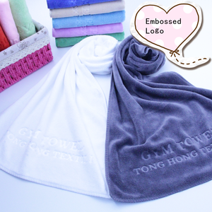 Commercio all'ingrosso della fabbrica a buon mercato in microfibra a maglia tinta unita viso e asciugamano da bagno 35x75cm dimensioni personalizzate di alta durata asciugatura rapida - Product Image 4