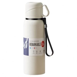 Dual Wall Vacuum Insulated Stainless Steel 1000ml Water Kettle with Leak-Proof Lid for Travel and Car Use - Product Image 1