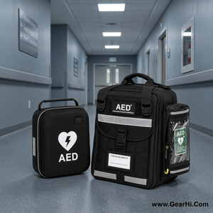 Bolsa de Transporte de Nailon para Desfibrilador de Acceso Público (AED), Bolsa de Almacenamiento para Desfibrilador, Paquete de Transporte para Trauma y Emergencias - Product Image 2