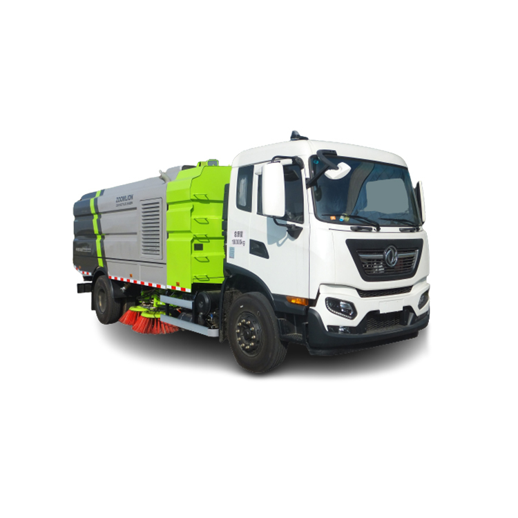 Promotion product Best price road sweeper 4x2 8L airport washing sweeping street cleaning vehicle sweeper truck