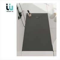 Twowinco, fabricant en gros, bac de douche rectangulaire blanc sur mesure en SMC noir moderne