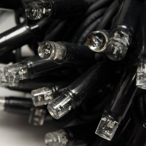 Luci a Stringa LED Bianco Freddo Impermeabili, Cavo in Gomma Nera IP65, per Decorazioni Natalizie Esterne Commerciali Resistenti alla Pioggia e al Neve - Product Image 3