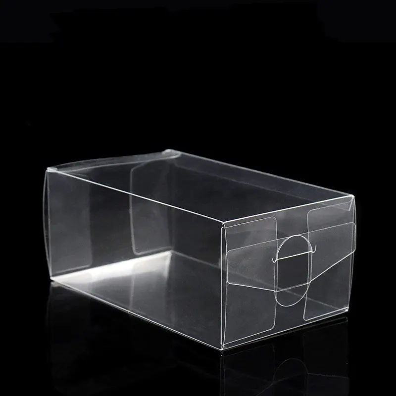 Low MoQ transparente PVC-Kunststoff verpackungs box PET-Kunststoff-Einzelhandel kosmetik verpackungs box