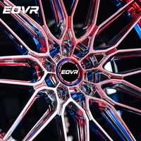 Jantes forgées EVOR 17 19 20 21 22 pouces, jantes OEM chromées concaves, jantes profondes pour voitures de sport AUDI, Tesla, BMW, Urus