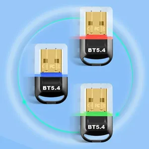 อะแดปเตอร์ไร้สาย USB บลูทูธ 5.4 เครื่องส่งสัญญาณ BT5.4 ดองเกิลบลูทูธสำหรับคีย์บอร์ด เมาส์ เกมคอนโซล ตัวรับสัญญาณอะแดปเตอร์ USB - Product Image 6