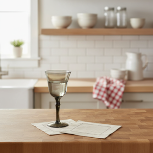 Ensemble de sets de table réutilisables et lavables en jacinthe d'eau tressée à la main, motif floral et rayé, de luxe - Product Image 3