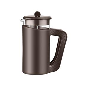 Nouvelle cafetière à piston en acier inoxydable à <span class=keywords><strong>double</strong></span> paroi personnalisée populaire, cafetière manuelle avec sablier et thermomètre - Product Image 1