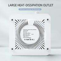 NOUVEAU EG FX-168 Aspirateur de poussière professionnel pour ongles 60W 6000RPM avec filtre réutilisable, capteur Hall et contrôle à 6 vitesses pour manucure