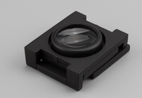 Portable Multi-functional Small Magnifier 15x & Desktop Metal Fabric Inspection Glass Magnifying Lens