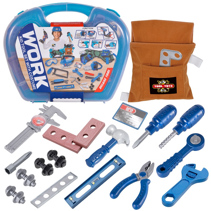 Набор инструментов для игры, чемодан, игрушка, модная детская коробка высшего качества, пластиковые инструменты, прентендовые игрушки
