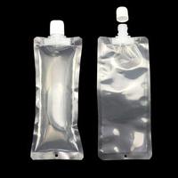 Mini pochette à bec transparente 10ml 15ml 20ml 30ml sac à salade pour sauce à tremper petite pochette à bec en plastique avec trou