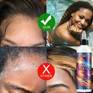 Nuovo Gel per <span class=keywords><strong>Capelli</strong></span> a Tenuta Estrema, Adesivo Liquido per Parrucche, Non Appiccicoso, Senza Residui, Colla Trasparente per <span class=keywords><strong>Capelli</strong></span> Secchi - Product Image 2