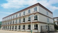 Casa Contenedor Prefabricada Moderna de Panel Sándwich de Acero, Oficina Prefabricada en Paquete Plano, Alojamiento, Edificio de Oficinas, Apartamento, Hotel