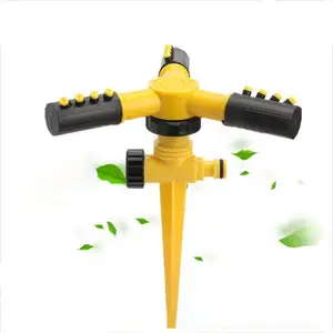 360 Degree Automatically Rotating Irrigation System Auto Spray Misting Nozzle Sprinkler Head Lawn Garden Spike Sprinkler