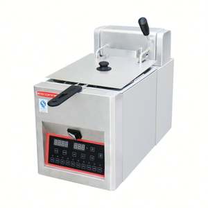 Freidora Industrial de Inducción Eléctrica de Acero Inoxidable con Control de Temperatura, 9.6kW, Certificación CE - Product Image 6