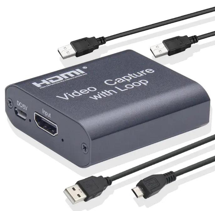 नवीनतम 4K HDMI वीडियो पर कब्जा कार्ड 1080P रिकॉर्डर OBS के लिए स्टूडियो लाइव स्ट्रीमिंग कार्ड HDMI करने के लिए USB2.0 पर कब्जा बॉक्स एसडीके के साथ