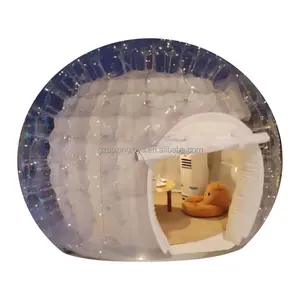Large Clear PVC Airtight Inflatable Bubble Dome Tent Igloo Air Tent Outdoor Camping For Sale
