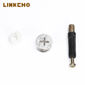 चीन स्टेनलेस स्टील तीन एक मिनीफिक्स कैम डॉवेल लॉक शिकंजा कैबिनेट के लिए अदृश्य बाथरूम फर्नीचर कनेक्टर बोल्ट - Product Image 5